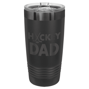 Custom Engraved 20oz Polar Camel Ringneck Tumbler Ghost Black ION-Plated