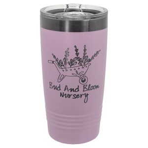 Custom Engraved 20oz Polar Camel Ringneck Tumbler Ghost Black ION-Plated