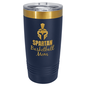 Custom Engraved Polar Camel 20 oz. Bright Gold ION-Plated Ringneck Tumbler