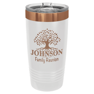 Custom Engraved Polar Camel 20 oz. Rose Gold Ringneck Tumbler