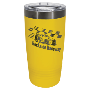 Custom Engraved 20oz Polar Camel Ringneck Tumbler Ghost Black ION-Plated